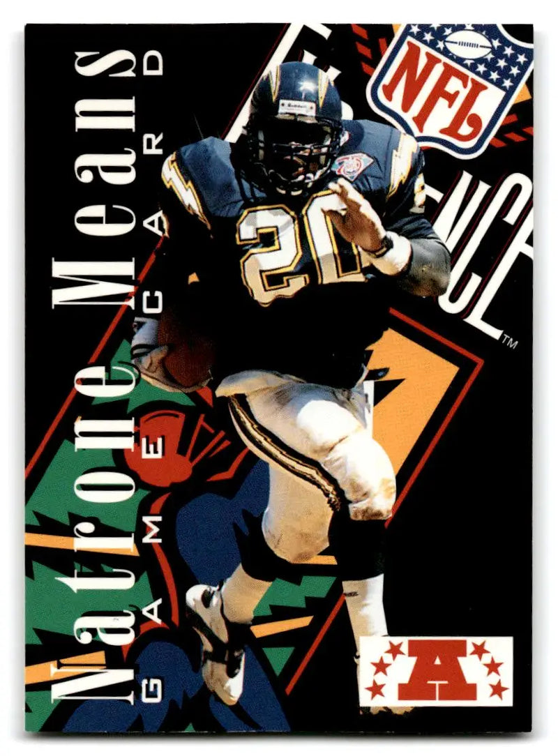 1995 Classic NFL Experience #A1 Natrone Means Super Bowl Game - Football Card Single