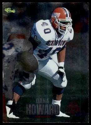 1995 Classic NFL Rookies Dana Howard 81 Dallas Cowboys