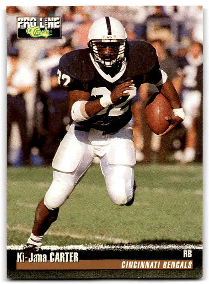 1995 Classic Pro Line Ki-Jana Carter Rookie Cincinnati Bengals #121 - Football Card Single