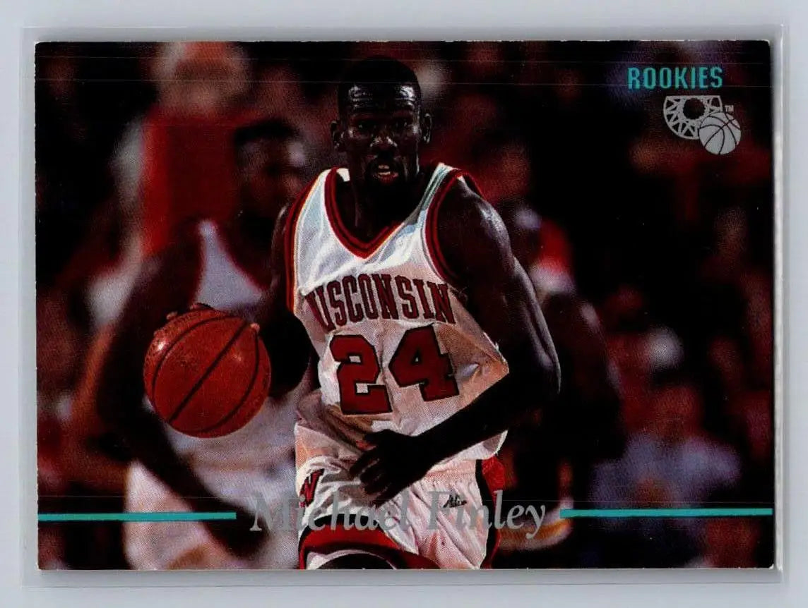 1995 Classic Rookies #19 Michael Finley Wisconsin Badgers - Basketball Card Single