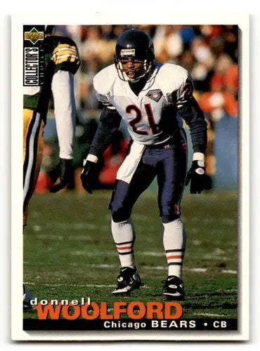 1995 Collector’s Choice #127 Donnell Woolford Chicago Bears Football ID:59922 - Football Card Single