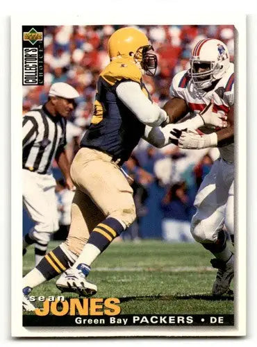 Original gloss Sean Jones Green Bay football card from 1995 Collector’s Choice