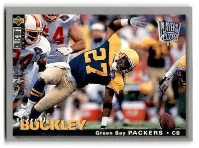 1995 Collector’s Choice #213 Terrell Buckley Player’s Club - Football Card Single
