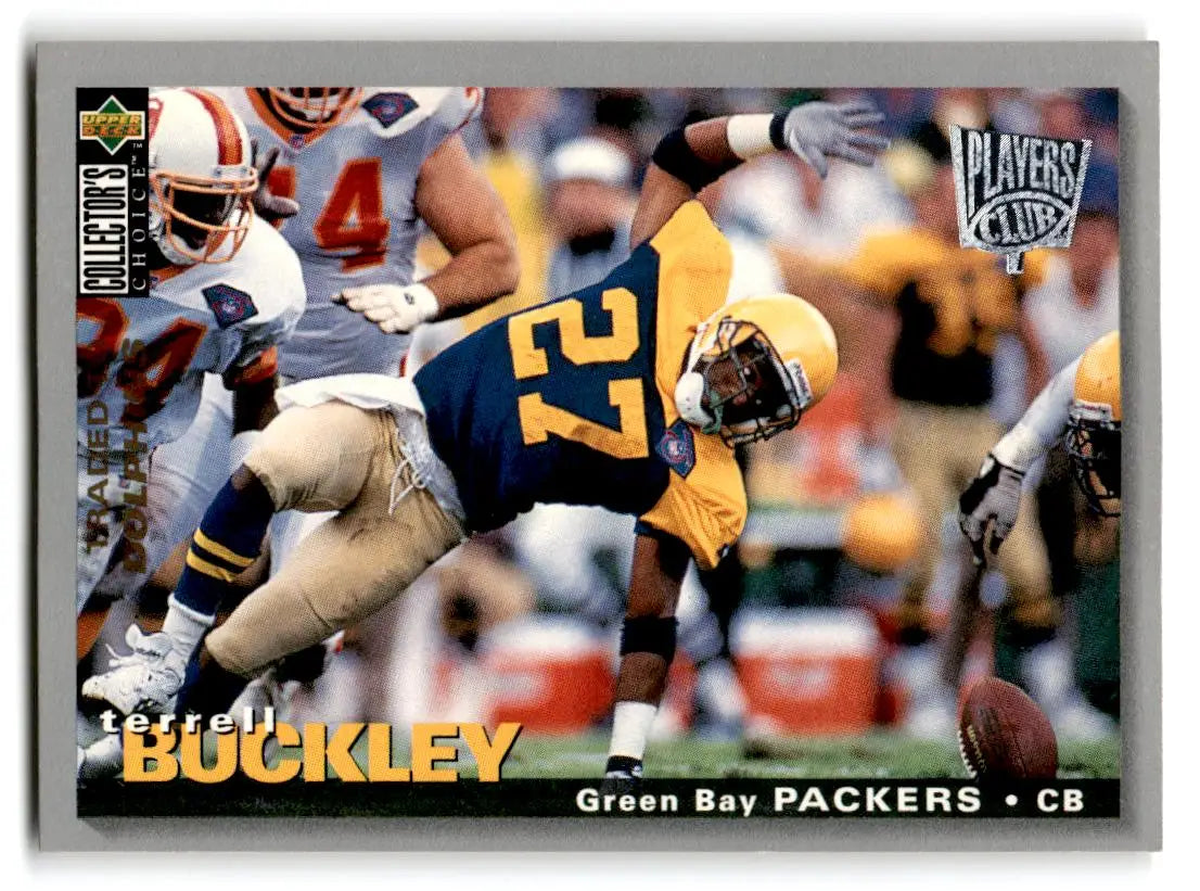 1995 Collector’s Choice #213 Terrell Buckley Player’s Club - Football Card Single