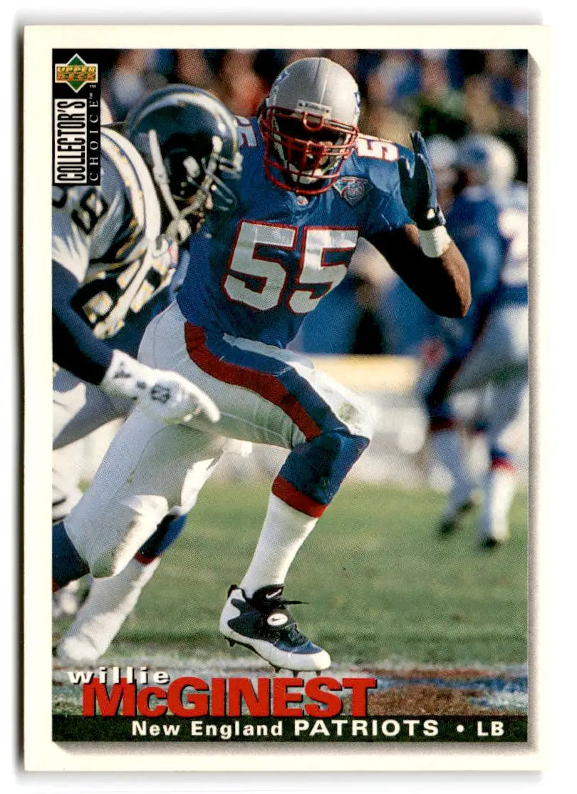 1995 Collector’s Choice #222 Willie McGinest - Football Card Single