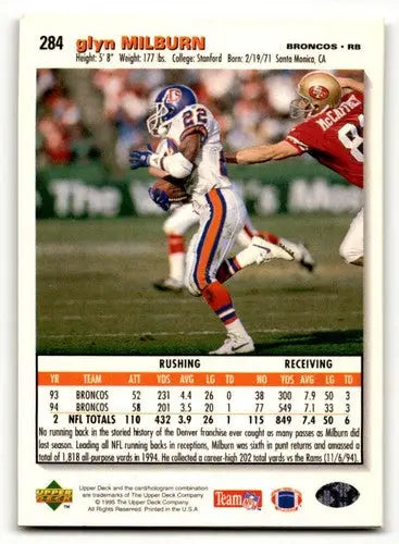1995 Collector’s Choice #265 Brian Mitchell Washington Redskins Foot ID:59930 - Football Card Single
