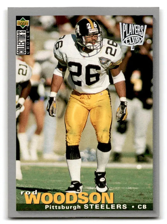 1995 Collector’s Choice #283 Rod Woodson Player’s Club - Football Card Single