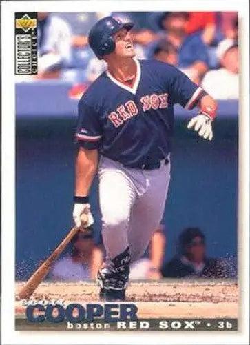 Original gloss baseball card of Scott Cooper from the Red Sox 1995 Collector’s Choice #408
