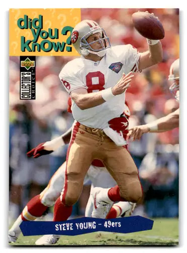 1995 Collector’s Choice #43 Steve Young NM Near Mint 49ers DYK ID:67951 - Football Card Single