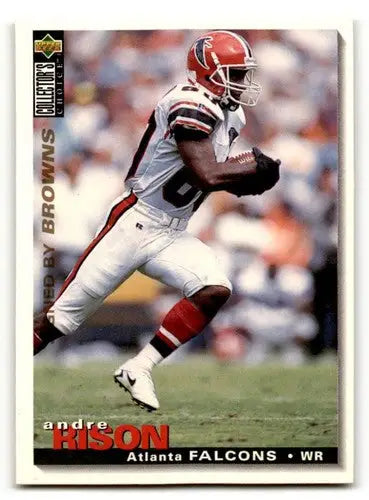 Original gloss Andre Rison Cleveland football card from 1995 Collector’s Choice Browns