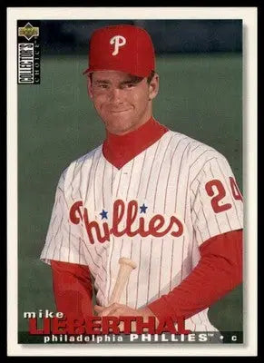 1995 Collector’s Choice Mike Lieberthal 371 Philadelphia Phillies NM - Baseball Card Single