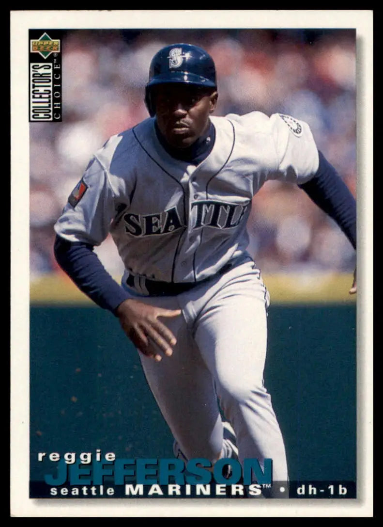 1995 Collector’s Choice Reggie Jefferson 295 Seattle Mariners NM - Baseball Card Single