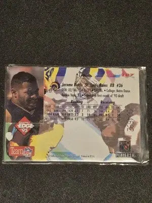 1995 Collector’s Edge #107 Jerome Bettis Gold Logo - Football Card Single