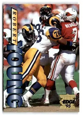 1995 Collector’s Edge #110 Robert Young Gold Logo - Football Card Single