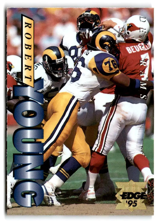 1995 Collector’s Edge #110 Robert Young Gold Logo - Football Card Single