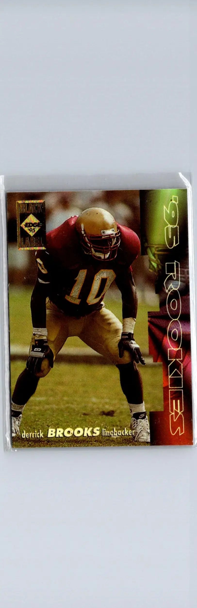 1995 Collector’s Edge #14 Derrick Brooks Rookies Black Label - Football Card Single