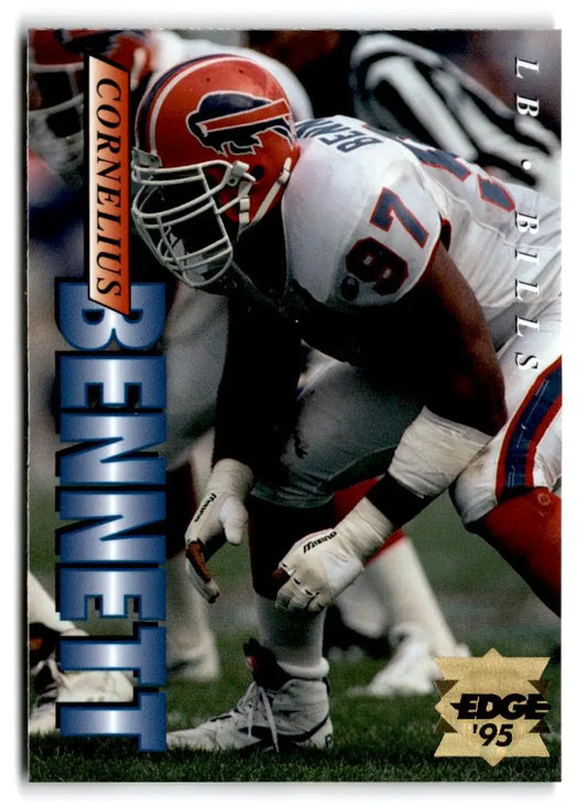 1995 Collector’s Edge #15 Cornelius Bennett Gold Logo - Football Card Single