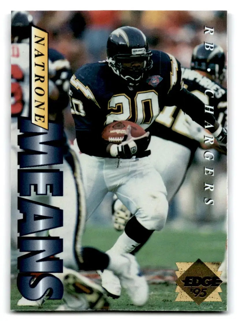 1995 Collector’s Edge #170 Natrone Means - Football Card Single