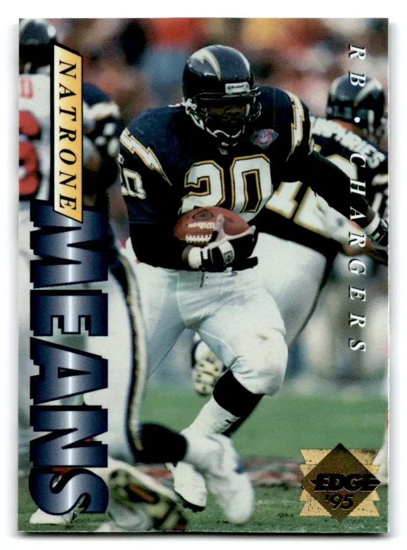 1995 Collector’s Edge #170 Natrone Means - Football Card Single