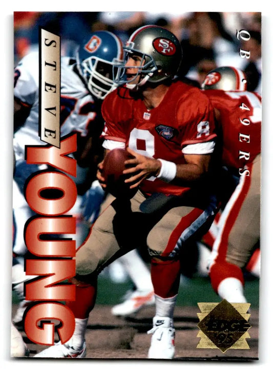 1995 Collector’s Edge #181 Steve Young - Football Card Single