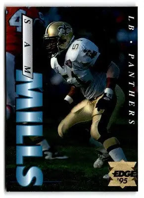 1995 Collector’s Edge #28 Sam Mills Gold Logo - Football Card Single