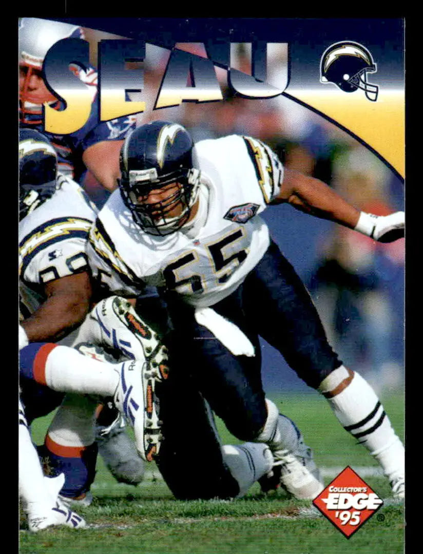 1995 Collector’s Edge Instant Replay #31 Junior Seau - Football Card Single