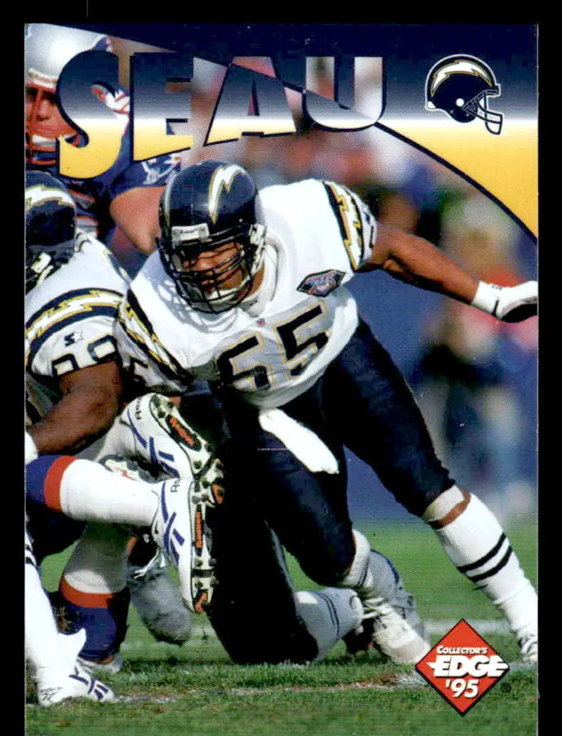 1995 Collector’s Edge Instant Replay #31 Junior Seau - Football Card Single