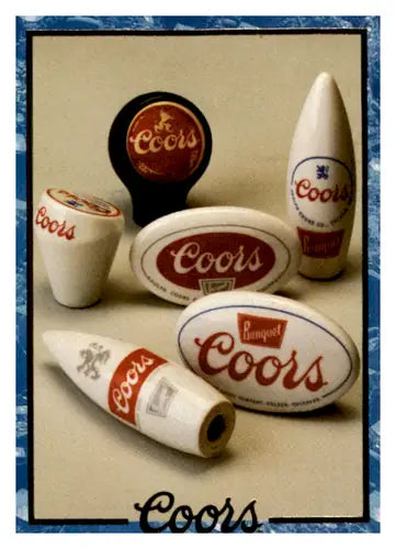 Original gloss Coors beer tap knobs from simply sandoval for the 1995 Coors #29 product