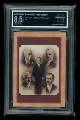 1995 Dart 100 Yrs of Hershey’s Milton Snavely Hershey #2 Arena Club 8.5
