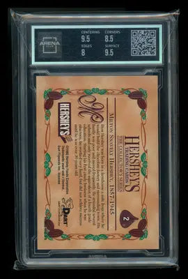 1995 Dart 100 Yrs of Hershey’s Milton Snavely Hershey #2 Arena Club 8.5