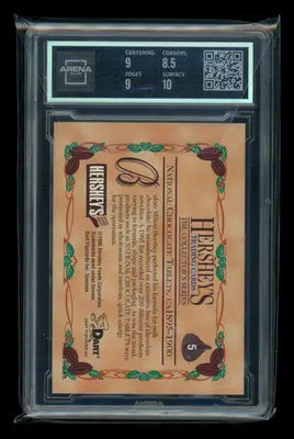 1995 Dart 100 Yrs of Hershey’s National Chocolate Tablets CA 1895-1900 #5 AC 9 - Other