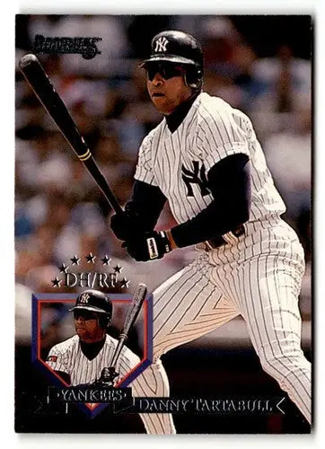 Original gloss Danny Tartabull baseball card from 1995 Donruss #103 with simply Sandoval