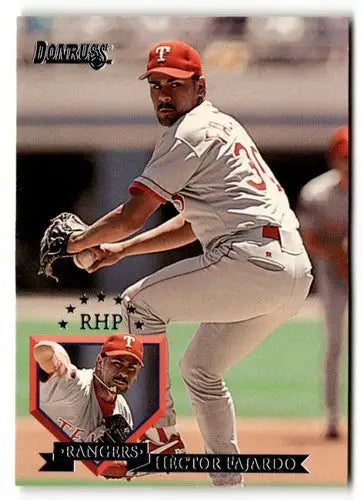 Original gloss Hector Fajardo baseball card from 1995 Donruss Simply Sandoval NM