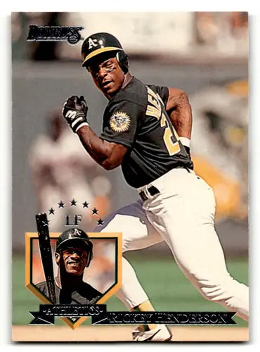 1995 Donruss #305 Rickey Henderson NM-MT Athletics ID:63928 - Baseball Card Single
