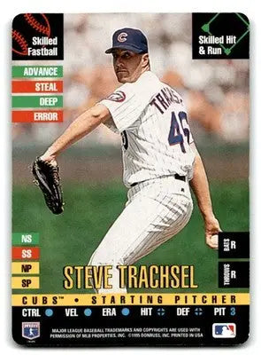 1995 Donruss Baseball Top of the Order Steve Trachsel #NNO Chicago Cubs - Baseball Card Single