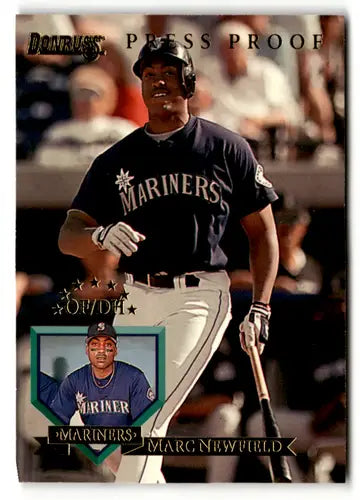 1995 Donruss Press Proofs #478 Marc Newfield NM Near Mint Mariners ID:64300 - Baseball Card Single