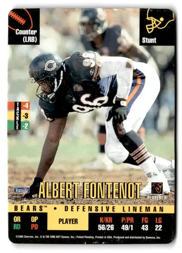 1995 Donruss Red Zone #36 Al Fontenot NM-MT DP ID:81264 - Football Card Single