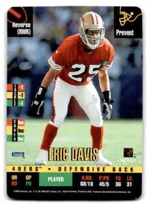 1995 Donruss Red Zone #NNO Eric Davis - Football Card Single