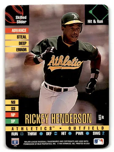 1995 Donruss Top of the Order #137 Rickey Henderson NM Near Mint Athlet ID:63786 - Baseball Card Single