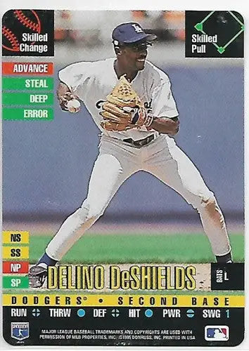 1995 Donruss Top of the Order #264 Delino DeShields NM Near Mint Dodgers - Baseball Card Single