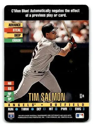 1995 Donruss Top of the Order #NNO Tim Salmon - Baseball Card Single