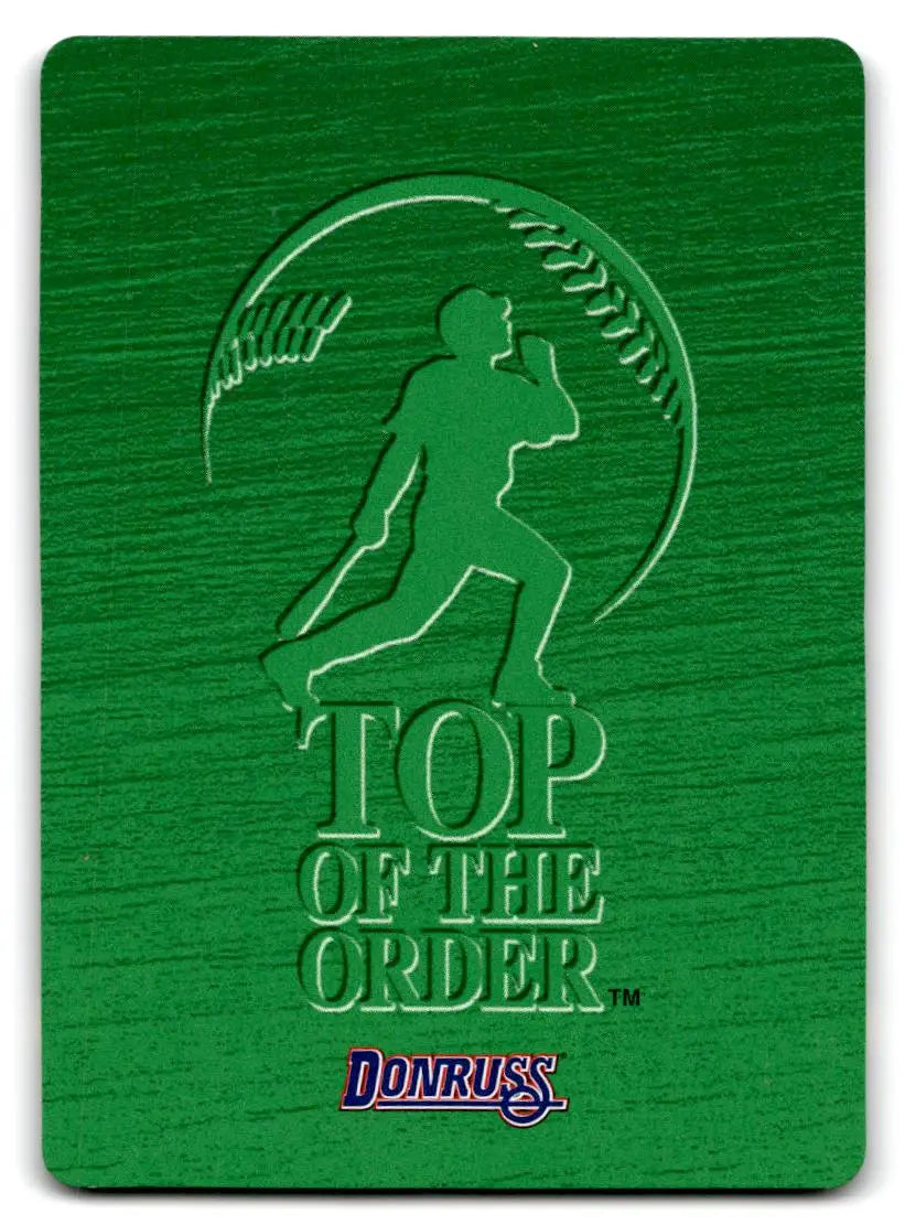 1995 Donruss Top of the Order #NNO Tim Salmon - Baseball Card Single