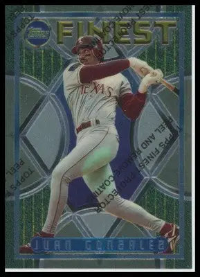 1995 Finest #1-250 Complete Your Set You Pick Choose Baseball MLB Near Mint - 158 Juan Gonzalez - Baseball Card Single