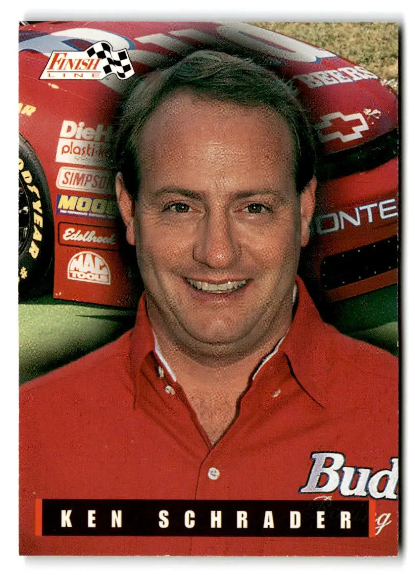1995 Finish Line #25 Ken Schrader - Racing Card Single