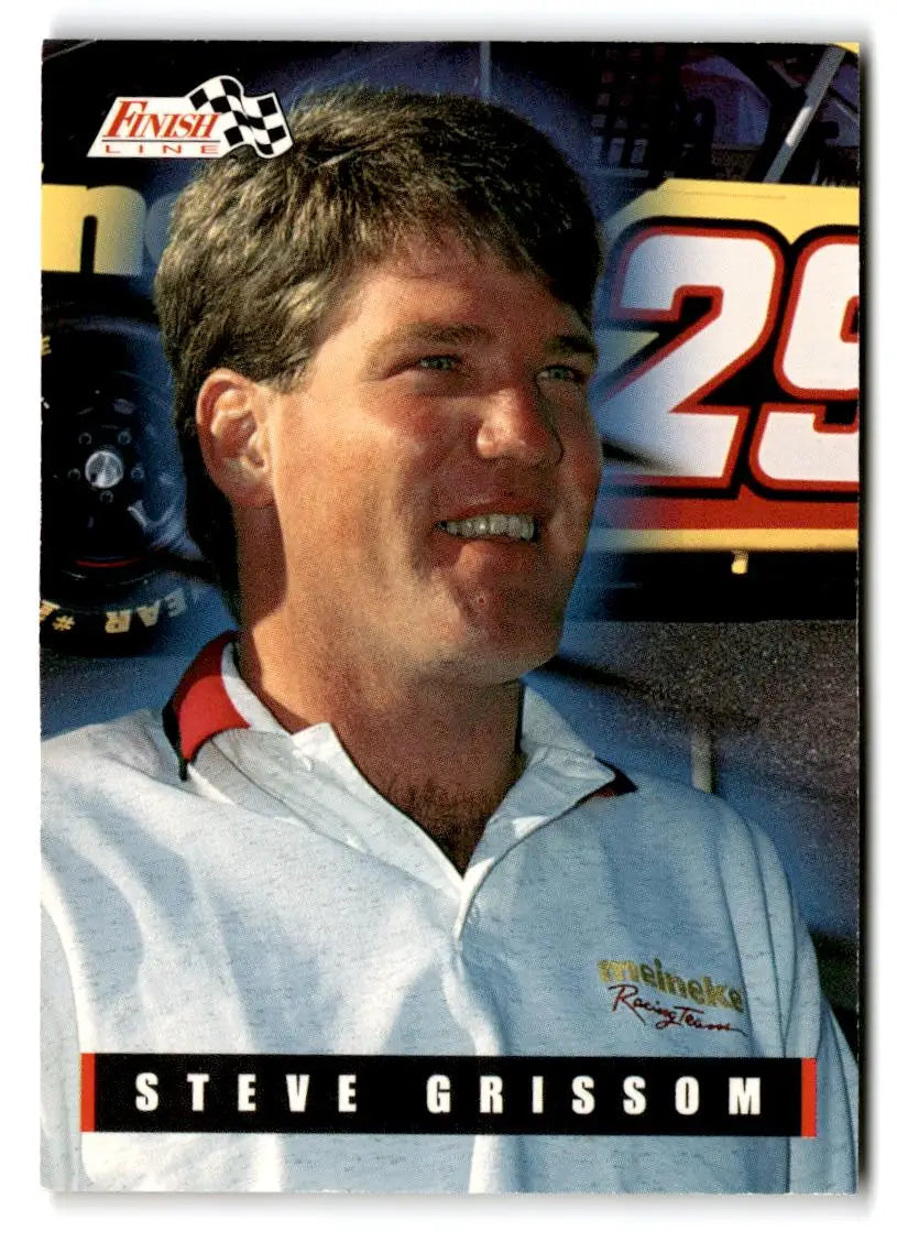 1995 Finish Line #48 Steve Grissom - Racing Card Single