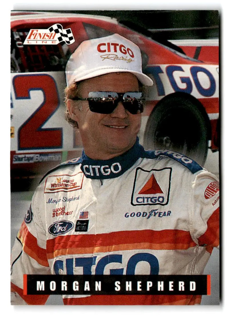 1995 Finish Line #55 Morgan Shepherd - Racing Card Single