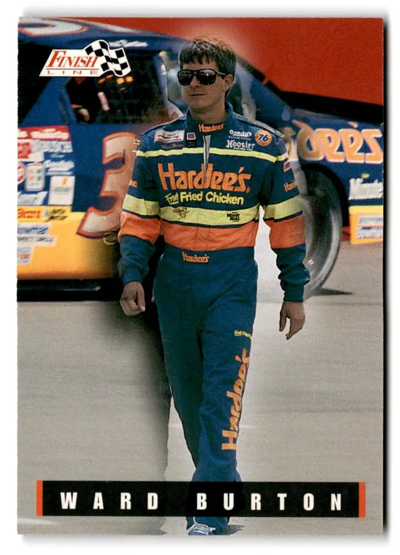 1995 Finish Line #56 Ward Burton - Racing Card Single