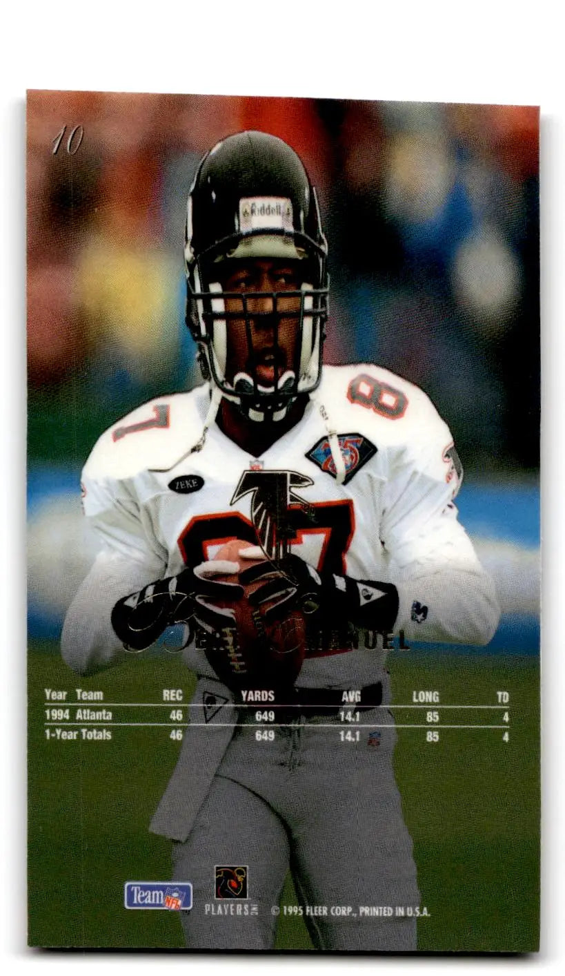 1995 Flair #10 Bert Emanuel - Football Card Single