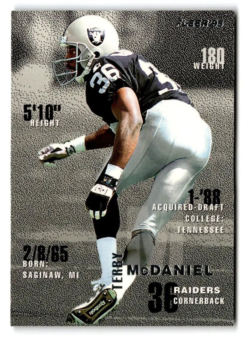 1995 Fleer #194 Terry McDaniel - Football Card Single