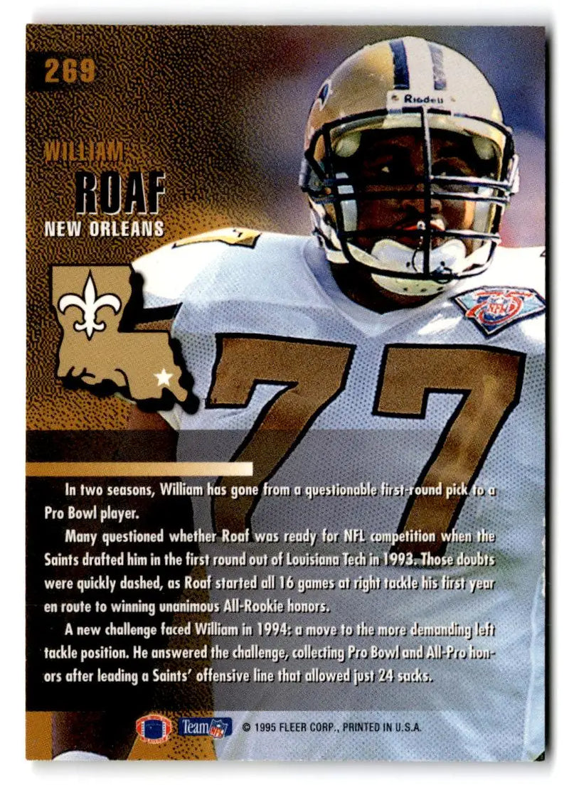 1995 Fleer #269 Willie Roaf - Football Card Single